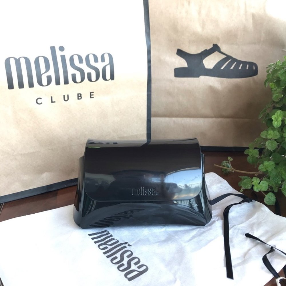 Melissa Black Crossbody Bag NWOT - Picture 5 of 7